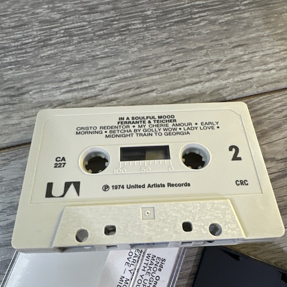 Ferrante & Teicher In A Soulful Mood Cassette CA 227G 1974 Funk/Soul - Picture 4 of 6